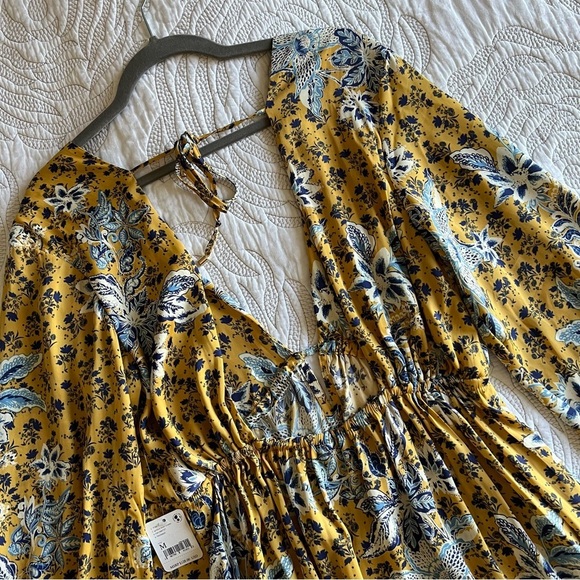 NWT - Free People - Soli Mini Dress - Golden Hour Combo - Picture 16 of 16